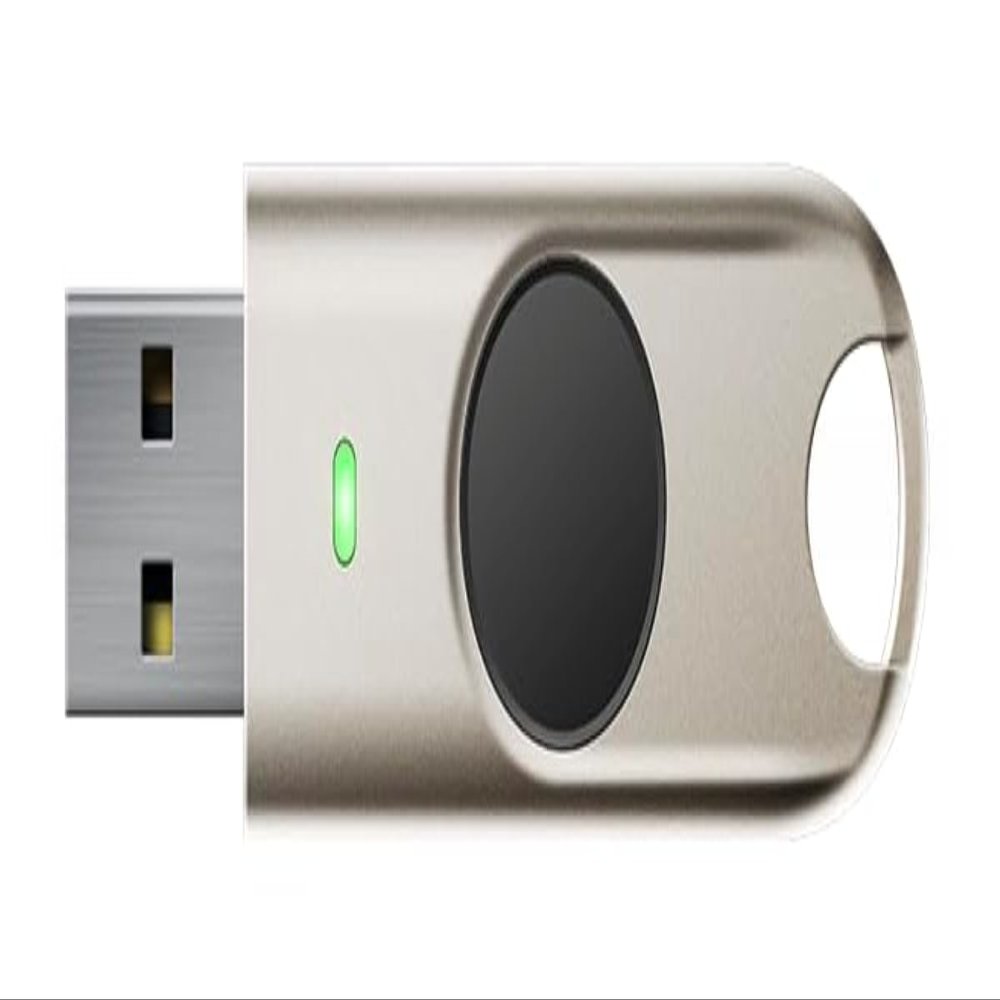 FEITIAN BioPass K50 Pro USB Security Key - Two Factor Authenticator - USB-A with FIDO U2F + FIDO2 - Biometric Fingerprinting - Help Prevent Account Takeovers with Multi-Factor Authentication