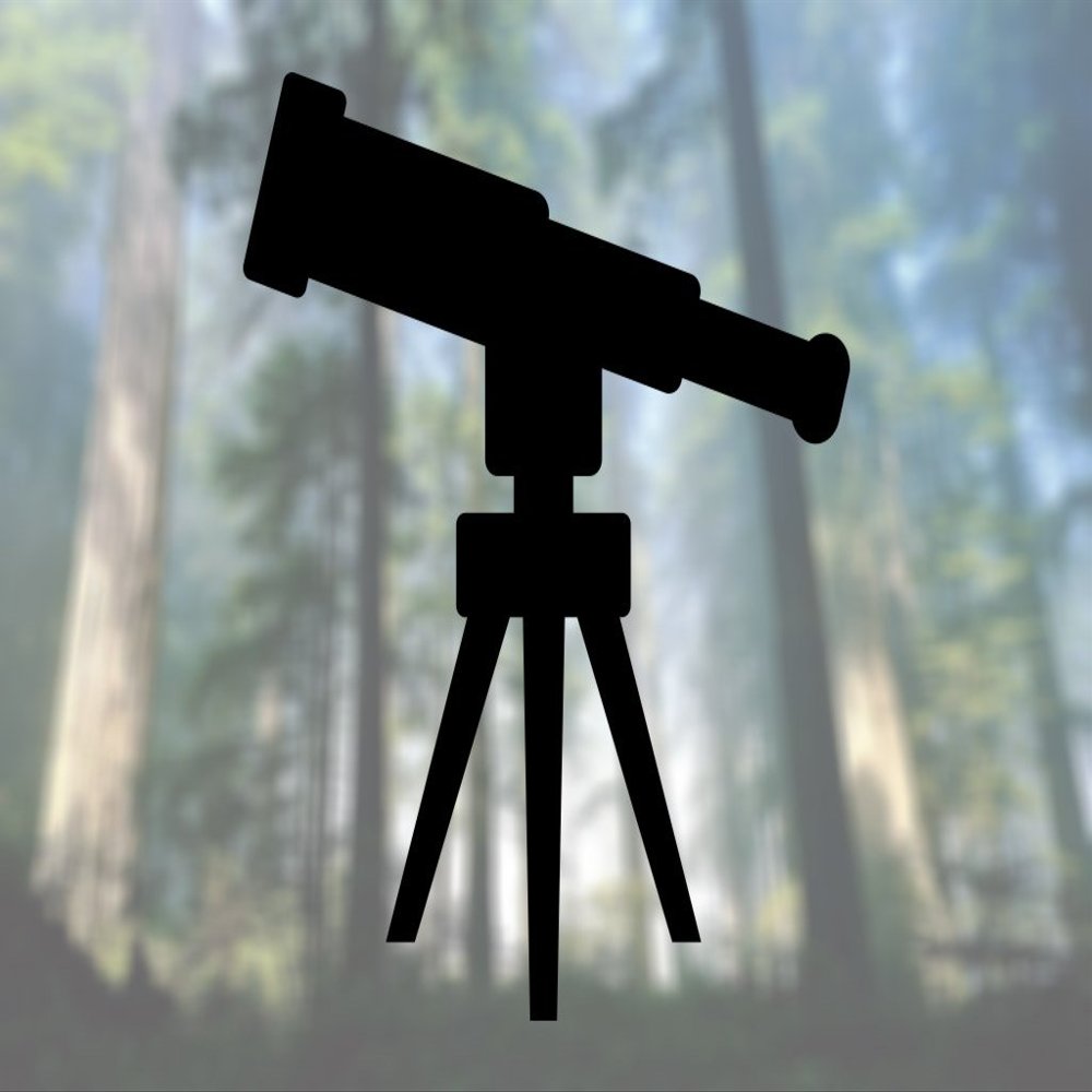 Telescope - Vinyl Decal - Car Truck Laptop - Select Size