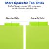 Avery Big Tab Insertable Plastic Dividers, Multicolor, 5-Tab view 4