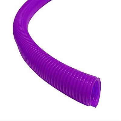 Kable Kontrol Colored Split Wire Loom Tubing 1/2 Inch 25 Ft Long - Purple Wire Conduit Cover for Cords - Corrugated Tubing and Protector for Automotive Wires  Durable Polyethylene