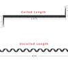 Pasow Telephone Handset Coil Cord Phone Reciever RJ9 Coiled Cable,Coiled Length 0.8 to 6 feet Uncoiled (Black) view 3