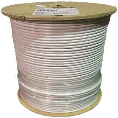 RG6 Coax Cable White Digital In House Cable 1000 Feet F677TSVV-XP-White