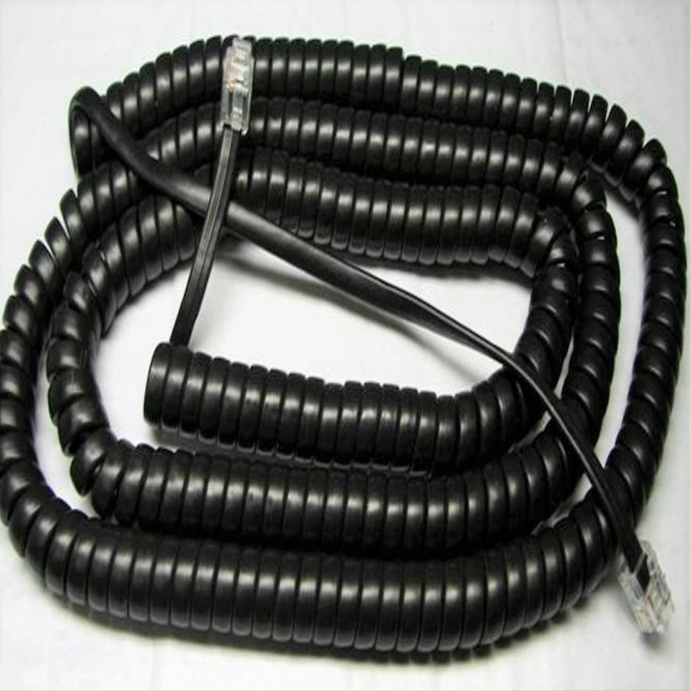Black 25Ft Long Handset Cord Compatible with NEC DT300 DT400 Phone