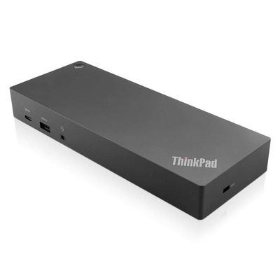 LXT Thunderbolt 3 Dock-60W Charging, Dual 4K@60Hz Display, 2X Thunderbolt 3 up to 40Gb/s, DP1.4, 4X USB 3.0 Ports, SD Card Slot, Gigabit Ethernet for MacOS and Windows Laptops (Upgrade)