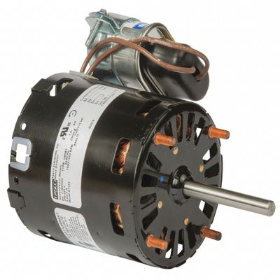 1/20, 1/15 HP Condenser Fan Motor, Permanent Split Capacitor, 1550/1400 Nameplate RPM, 208-230 Volta