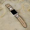 Applique Huskie Apple Watch Band Series 5, 38mm 40mm 42mm 44mm,Series 4 Series 3 Series 2 Series 1,Hand-Stitched Handmade Apple Watch Leather view 3