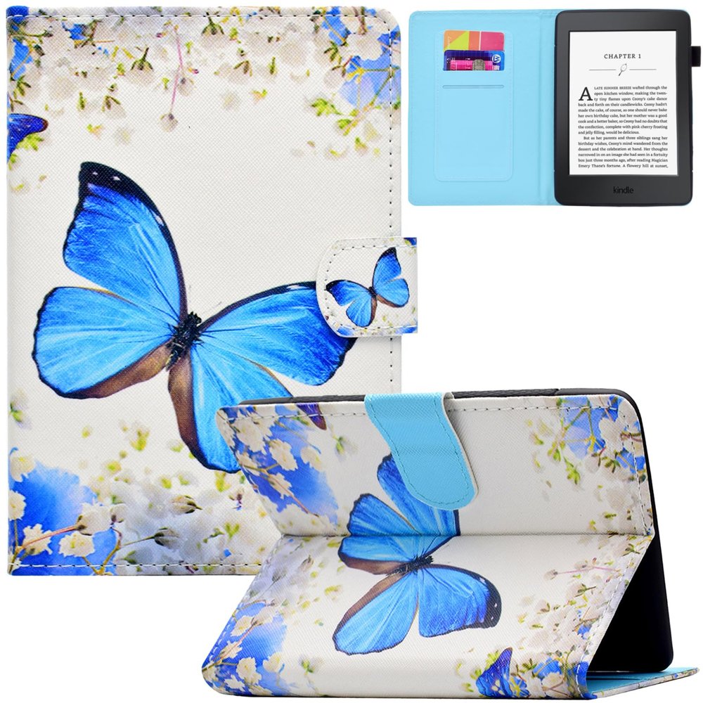 Artyond Case for Kindle Paperwhite, Slim Lightweight PU Leather Card Slots with Auto Sleep/Wake Case For Amazon Kindle Paperwhite 123 (Fits All 2012, 2013, 2015 and 2016 Versions), Big Butterfly