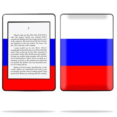 MightySkins Skin Compatible with Amazon Kindle Paperwhite (1st Generation) wrap Sticker Skins Russian Flag