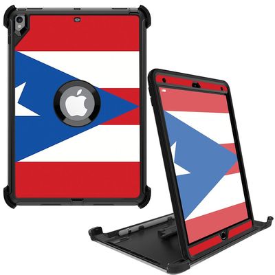 Skin Compatible with OtterBox Defender Apple iPad Pro 10.5"(2017) - Puerto Rican Flag| MightySkins Protective, Durable, and Unique Vinyl Decal wrap Cover | Easy to Apply, Remove | Made in The USA