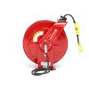 Reelcraft L 70100 123 9G Spring Retractable Cord Reel, 12 AWG/3 Conductors x 100', 15 AMP, Tri-tap GFCI Outlet, Cord Included view 2