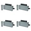 SuperInk 4 Set 15A 5-Gang Junction Box Weatherproof Outdoor Switched with 5 x Push Switches w/indicators and 6 x 20mm Cable Gland and Remote Power Switch IP66 Rated (4PK Box, 4PK Remote Control) view 1