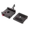 Hersmay P50 Camera Quick Rlease Clamp with 1/4" Quick Release Plate 3/8" Mounting Screw for Tripod Ball Head Compatible with Arca Swiss Standard view 3