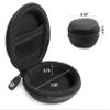 WGear Semi-Hard Lense Case for DSLR Camera Lens (Canon, Nikon, Sony, Pentax, Olympus, Panasonic,etc), Medium Size with Carabiner, Lens Cleaning Wipe (Black Medium) view 4