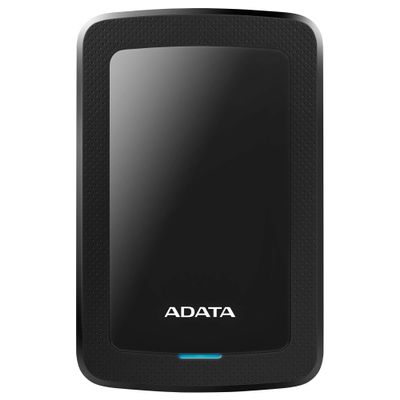 ADATA Hard Drive - 2 TB - External (Portable) - USB 3.1-256-bit AES - Black