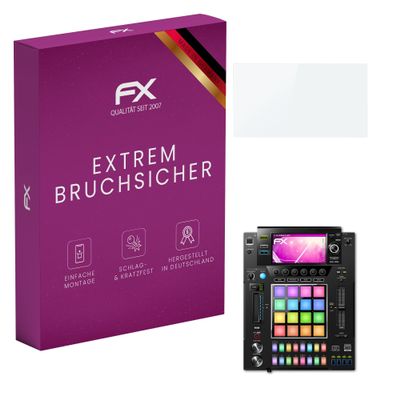 atFoliX Plastic Glass Protective Film compatible with Pioneer DJS-1000, 9H Hybrid-Glass FX Screen Protector