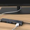 Adam Elements USB Type-C 2 Port Hub VGA to HDMI Adapter AAPADHUBA03GY-1 view 2