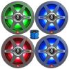 8" 450 Watt Peak Power Marine Gray Speakers (Qty 4) with 16 Gauge 50 ft Speaker Wire view 1