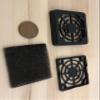 4 Pieces 40mm filter dust cover proof DC 4cm Cooling Heatsink guard Fan Fans C28 view 2