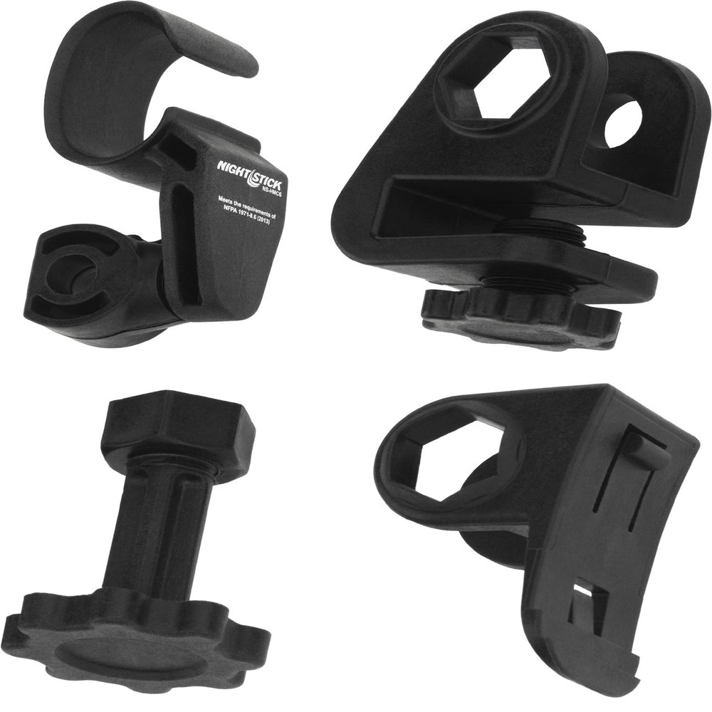 Nightstick NS-HMC6 Multi-Angle Helmet Mount for Accessory Slot Or Brim