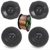 4x Infinity Primus 6x9" / 6" x 9" 3-Way 270-Watt Multi-Element Car Audio Speakers, with Enrock 16-Gauge 50 Foot Wire view 1