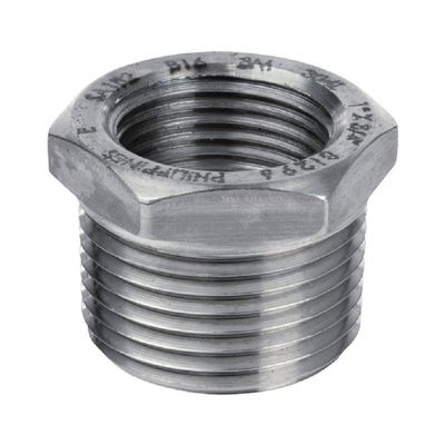 Smith Cooper 1-1/2 in. MPT x 1 in. Dia. FPT Stainless Steel Hex Bushing