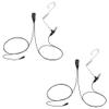 Bommeow 2 Pack BCT15-M14 1-Wire Acoustic Clear Tube Earpiece for Motorola CLP1040 CLP1010 CLP1060 view 1