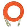 Fiber Optic Cable LC to SC Multimode Duplex OM1 62.5/125mm Fiber Optic Patch Cord (50m) view 1