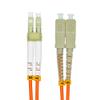 Fiber Optic Cable LC to SC Multimode Duplex OM1 62.5/125mm Fiber Optic Patch Cord (50m) view 4