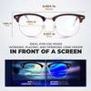 Blue Light Blocking Glasses Anti-Fatigue Computer Glasses Prevent Eye Strain Vintage Mettal Gaming Glasses view 3