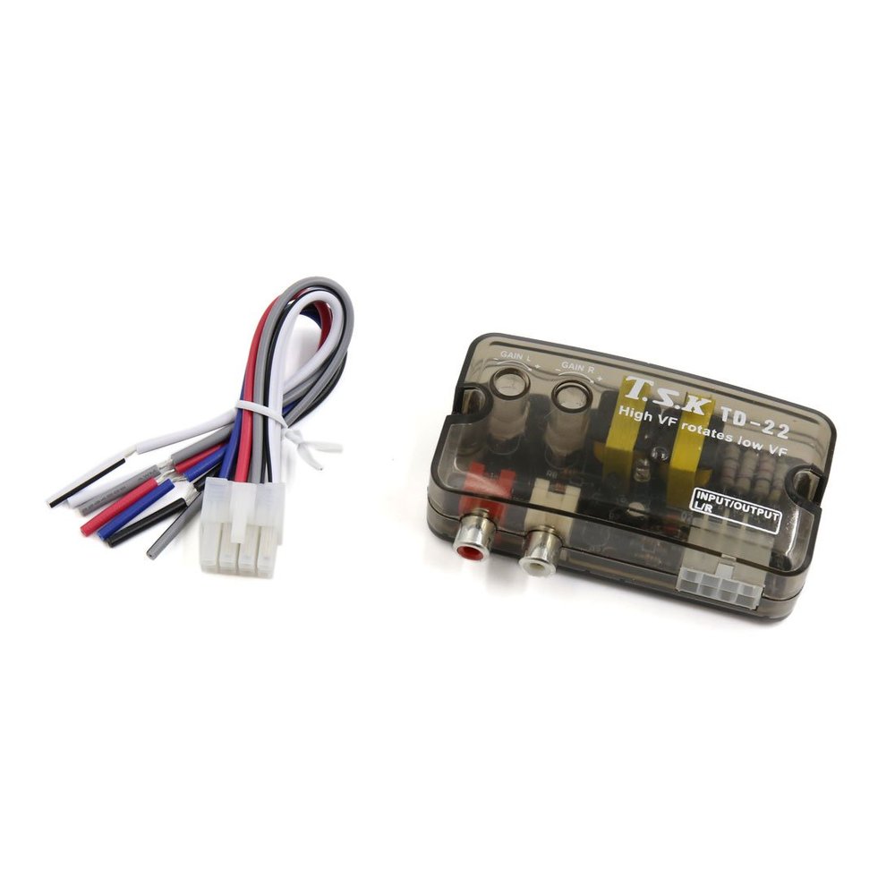 uxcell Delay Function High to Low Line Out 2 RCA Socket Car Audio Speaker Level Replacement