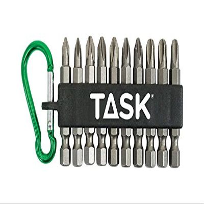 Task Tools 2595528 2 x 0.25 in. Dia. Phillips Drill Bit - 10 Piece10