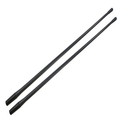 AntennaMastsRus - 17 Inch All-Terrain Flexible Rubber Antenna is Compatible with Harley Davidson CVO Limited FLHTKSE (2014-2023) - 2 Pack - Spring Steel Internal Core