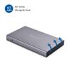 Cable Matters Premium Aluminum 10Gbps Gen 2 USB C Hard Drive Enclosure for 2.5" SSD/HDD with USBC and USB Cables - Thunderbolt 4 / USB4 / Thunderbolt 3 Port Compatible with MacBook Pro, MacBook Air view 2