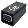 Manhattan Products HDMI to VGA Micro Converter, HDMI Male to VGA Female with Audio, Optional USB Micro-B Power Port, Easily Connect Between HDMI and VGA - Black (151542) view 3
