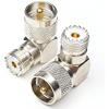 High Value 90 Degree UHF Male PL-259 Plug to UHF Female SO-239 Socket Jack Connector Right Angle Adapter Connector RF Coaxial Coax Connector Adapter VC532 P0.05 2QTYs Ships from USA view 1