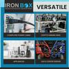Iron Box Angled C14 to C13 Power Cords - 3 Foot, Right Angle, Black, 10A/250V, 18/3 AWG, IEC 60320 - Iron Box Part # IBX-4970-03 view 2