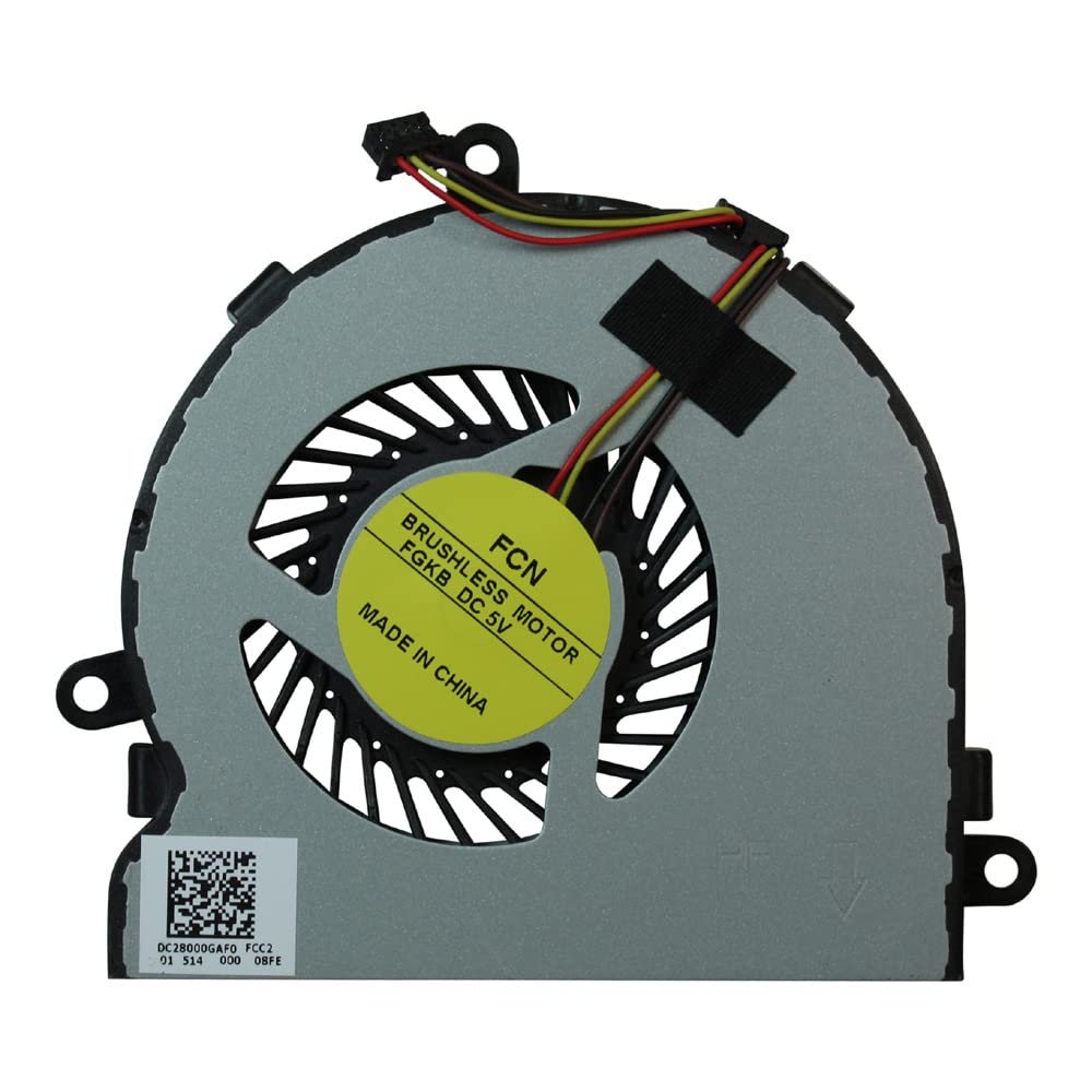 Power4Laptops Replacement Laptop Fan 4 Pin Version Compatible with HP Home 15-af022nd