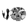 HamiltonBuhl LCMVP1 AudioMVP 6 Station Listening Center; Includes (1) HB100BT2 Bluetooth/CD/FM Boombox, (6) PRM100 Primo Headphones, (1) JBP8VA Jackbox and (1) Small Lockable Carry Case view 4