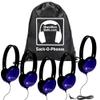 HamiltonBuhl Sack-O-Phones, 5 Blue Primo Headphones view 1