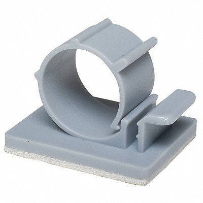 GRAINGER APPROVED Cable Clip L-Type Gray PK25