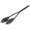 3.5mm Stereo Socket to 2 x RCA Plugs 300mm view 2