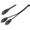 RCA Plug to 2 x RCA Plugs Audio Cable - 1.5m view 1