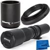 Ultimaxx 500mm / 1000mm f8 Multi-Coated Lens Kit for Nikon D7500, D500, D600, D610, D700, D750, D800, D810, D850, D3100, D3200, D3300, D3400, D5100, D5200, D5300, D5500, D5600, D7000, D7100, D7200 view 1