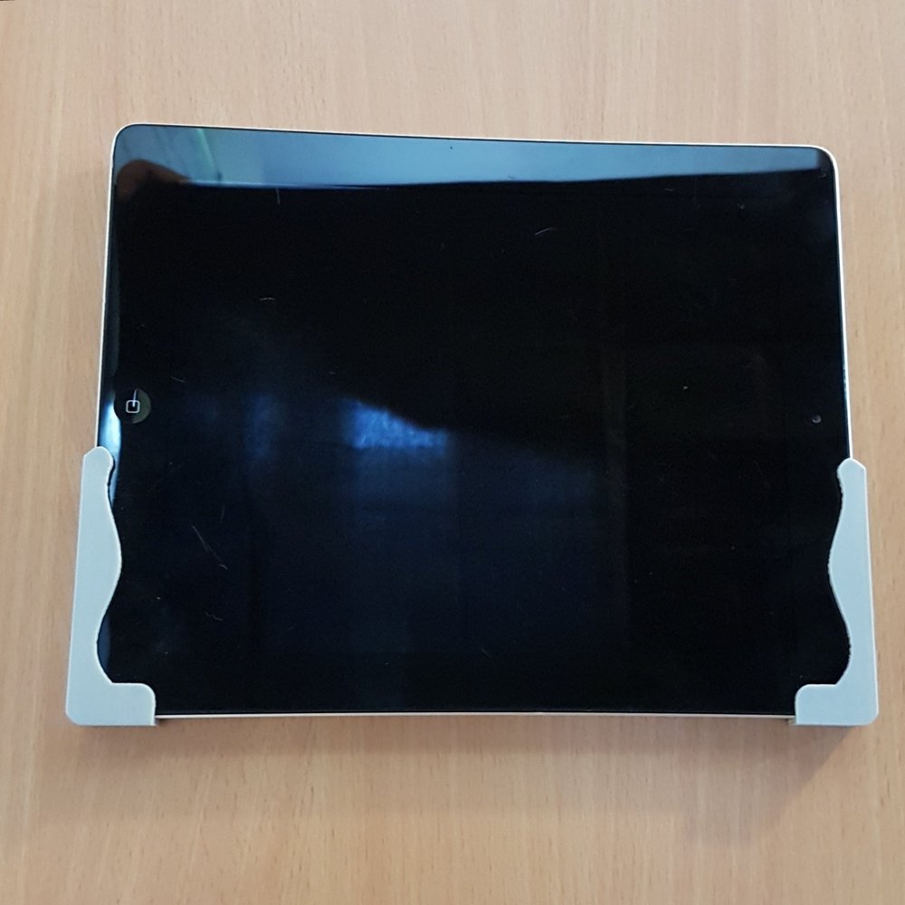 3D Cabin Tablet Wall/Mount/Bracket : Grey (Devices Up to 9.5Mm Thinkness)
