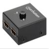 MANHATTAN Products 4K BI-Directional 2-Port HDMI Splitter/Switch, 4K@30Hz, Manual Selection, Passive (No Power Required), Black view 1