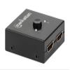 MANHATTAN Products 4K BI-Directional 2-Port HDMI Splitter/Switch, 4K@30Hz, Manual Selection, Passive (No Power Required), Black view 2