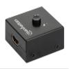 MANHATTAN Products 4K BI-Directional 2-Port HDMI Splitter/Switch, 4K@30Hz, Manual Selection, Passive (No Power Required), Black view 4