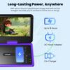 ieGeek 11.5" Portable DVD Player, 9.5" HD Screen, Car Travel, Purple view 3