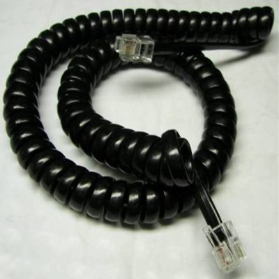 5-Pack Black 9Ft Handset Cord Compatible with Trillium Panther Phone
