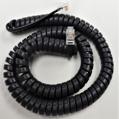 5-Pack Charcoal Gray 12Ft Handset Cord Compatible with Tone Commander Phone